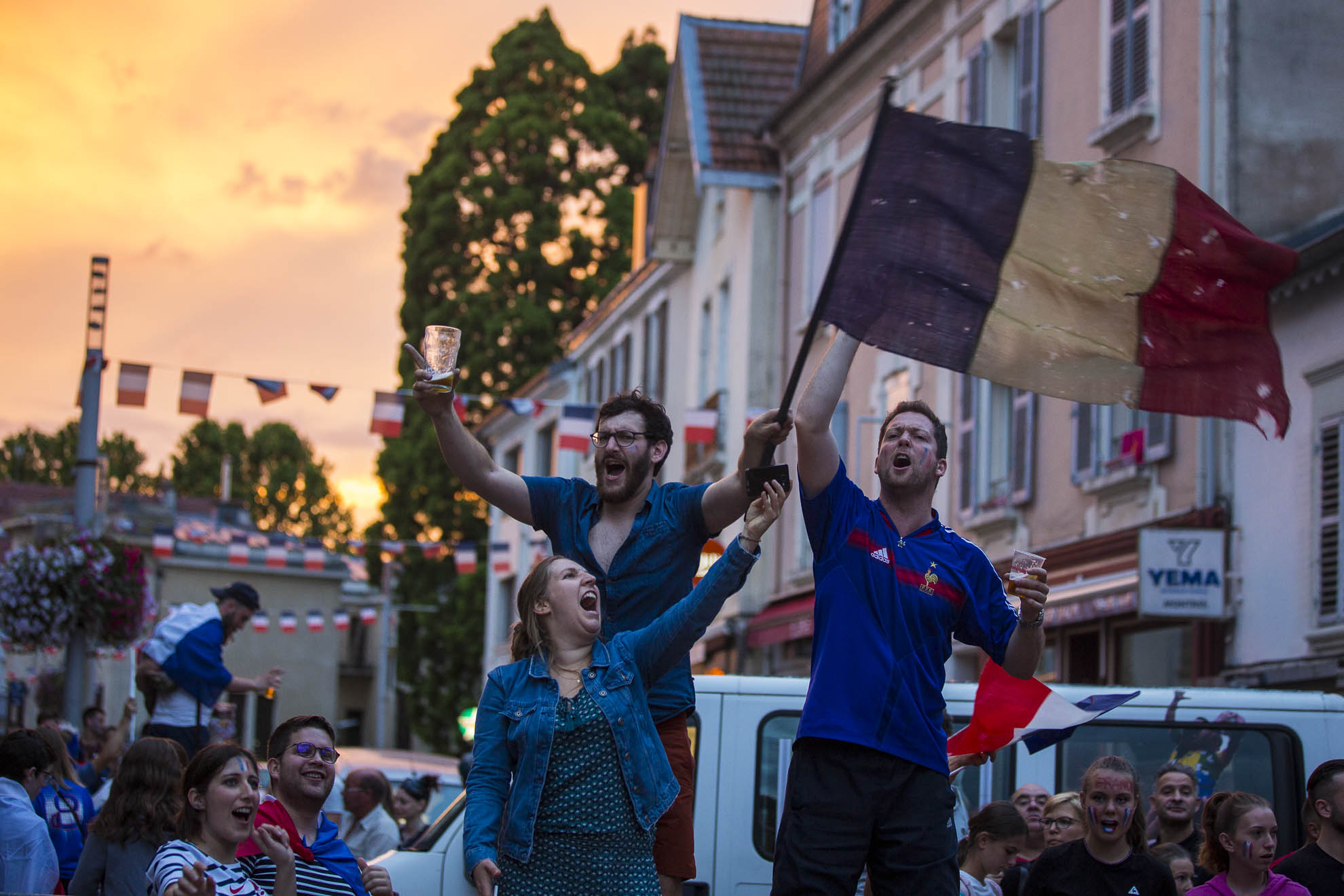 Reportage photo pendant la finale de coupe du monde à Vittel
