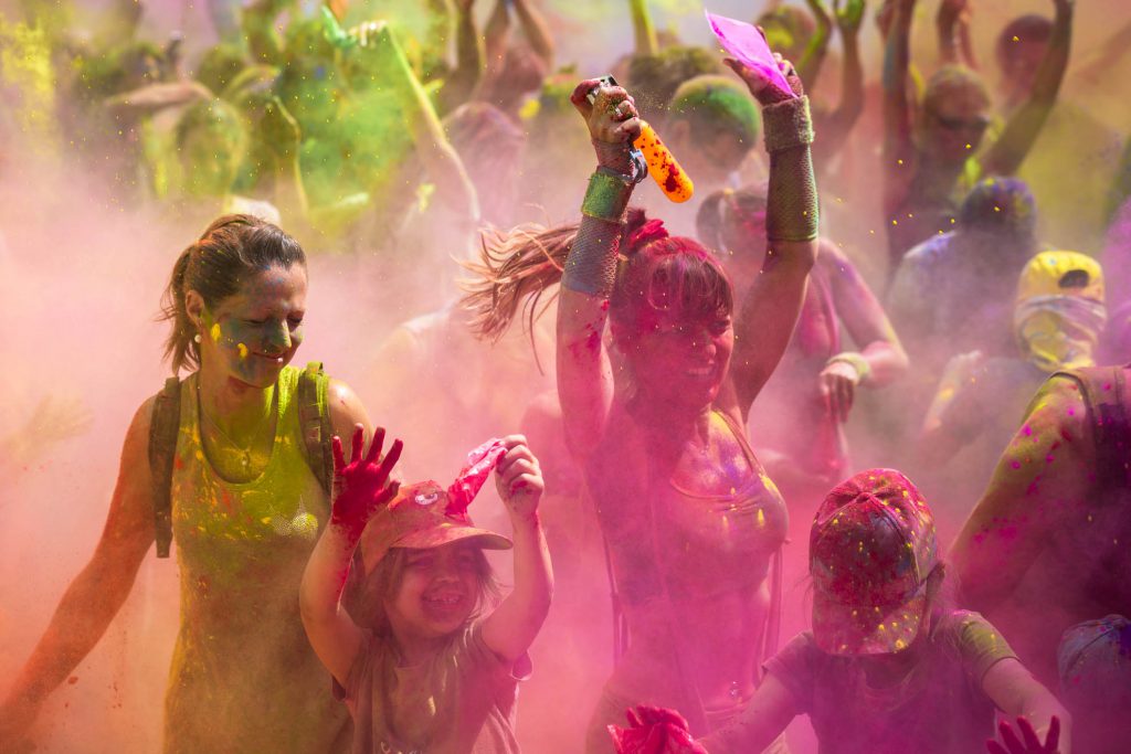 Reportage photo pendant la Color Run de Belfort