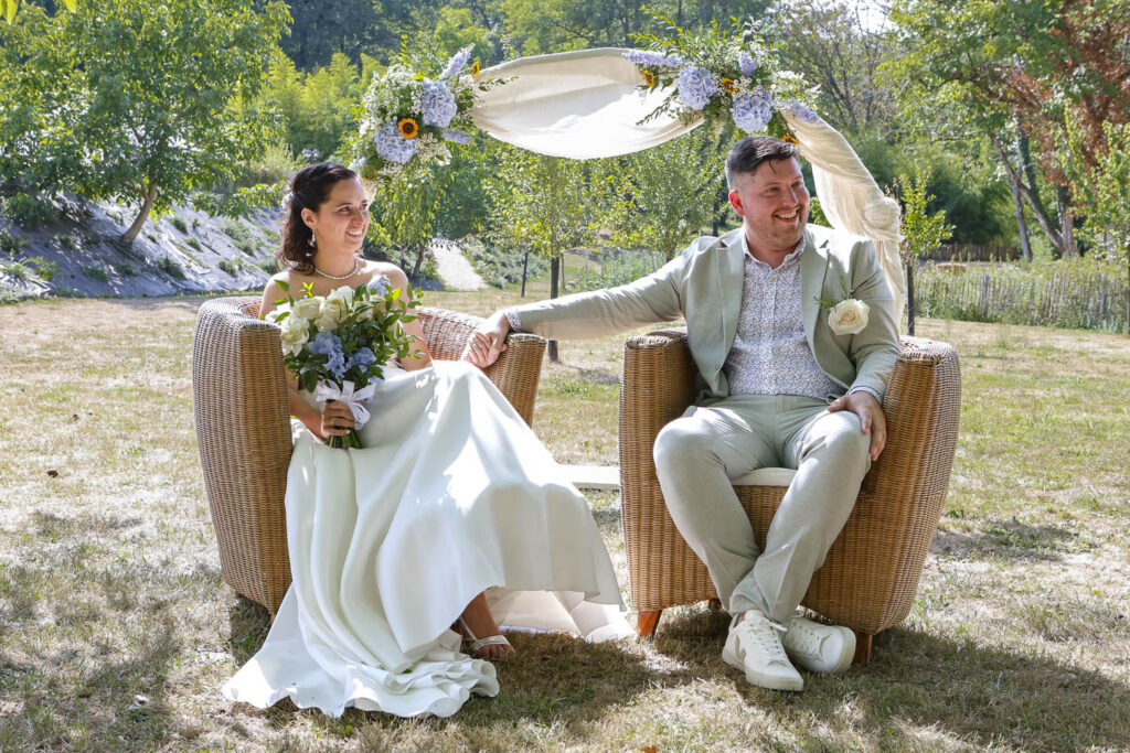 Cérémonie laïque en pleine nature au domaine de la Vallade